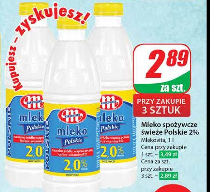 Mleko polskie 2% Mlekovita promocja