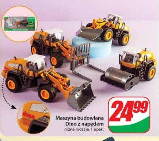 Maszyna budowlana dino z nap臋dem promocja