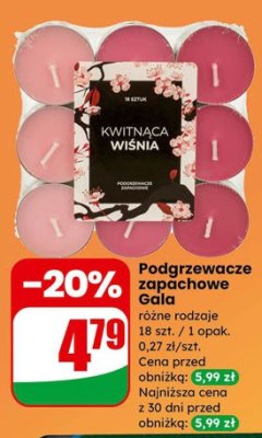 Podgrzewacze zapachowe Gala Kwitnąca Wiśnia promocja w Dino