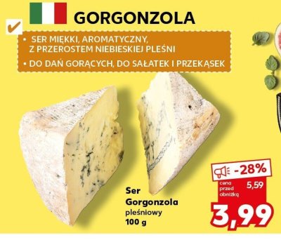 Ser pleśniowy Gorgonzola promocja w Kaufland
