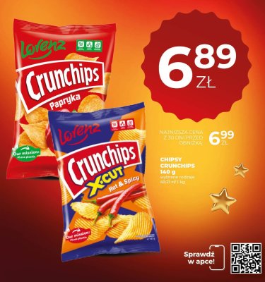 Chipsy Crunchips Lorenz Papryka promocja w Duży Ben