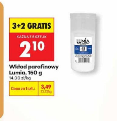 Wkład parafinowy Lumia, 150 g promocja w Biedronka