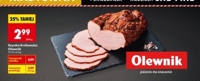 Szynka Królewska Olewnik promocja w Biedronka