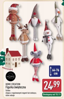 Figurka świąteczna HOME CREATION promocja w Aldi