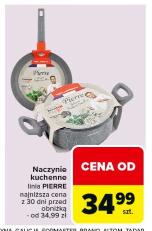 Patelnia aluminiowa pierre 24 cm Florina (florentyna) promocja w Carrefour