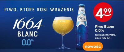 Piwo Blanc 0.0% promocja w Żabka