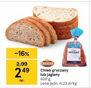 Chleb jaglany Oskroba promocja