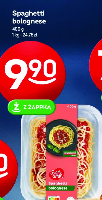 Spaghetti bolognese promocja