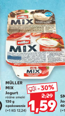 Jogurt czekoladowo - orzechowy Muller mix promocja