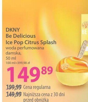 Perfumy DKNY Be Delicious Ice Pop Citrus Splash damska promocja w Hebe