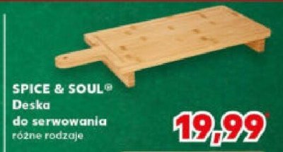 Deska do serwowania SPICE & SOUL różne rodzaje promocja w Kaufland