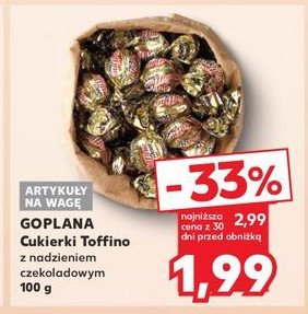 Cukierki toffino choco Goplana promocja