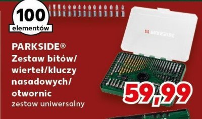 Zestaw bitów/wierteł/kluczy nasadowych/otwornic  promocja w Kaufland