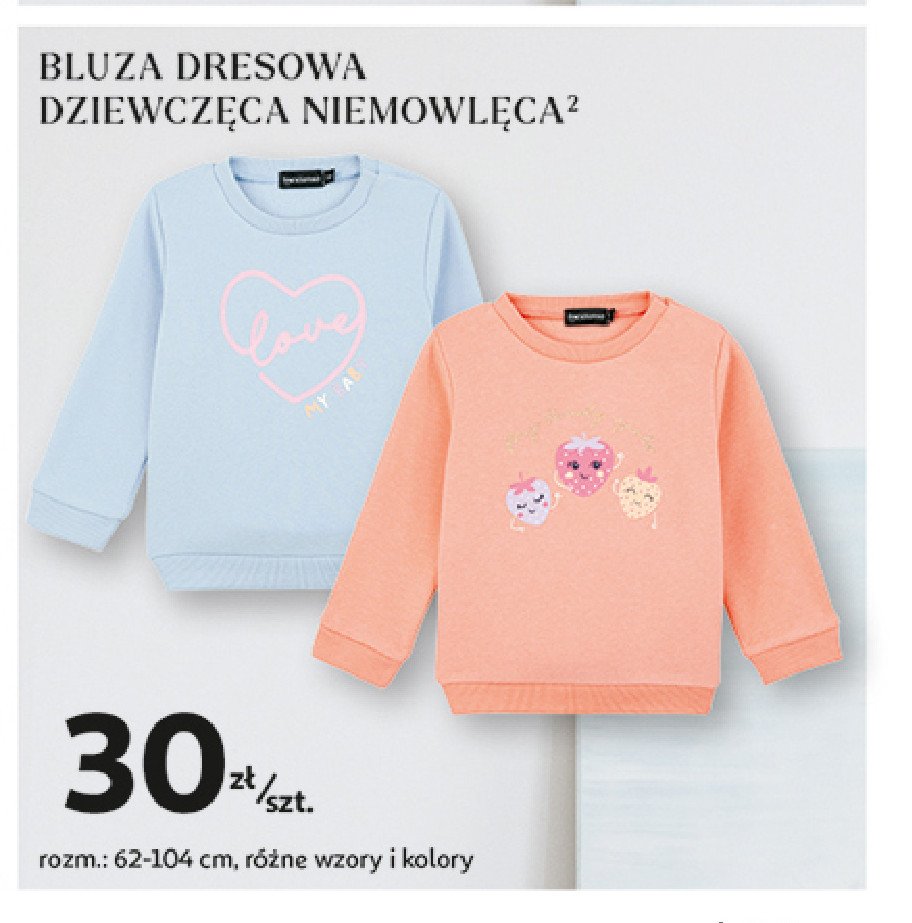 Bluza dresowa dziewczęca promocja