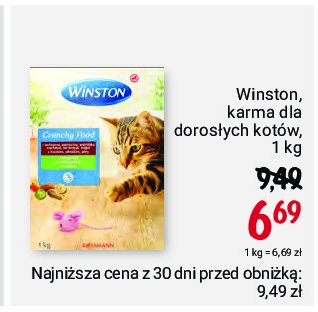 Pokarm dla kota drób wołowina jagnięcina i wątróbka Winston promocja