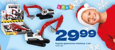 Koparka gąsienicowa metalowa LEAV, 1 szt. promocja w Twój Market