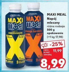 Jogurt waniliowy Bakoma maxi meal promocja w Kaufland