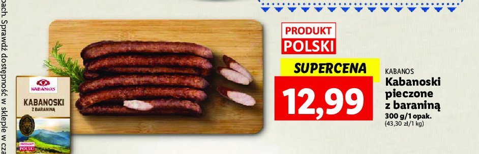 Kabanoski z baranin膮 promocja