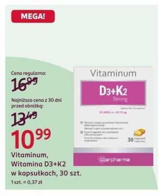Witamina d3 promocja w Rossmann