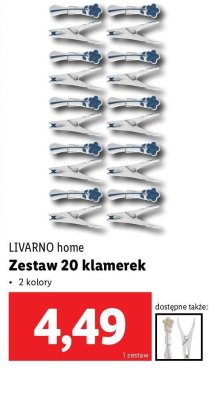 Klamerki LIVARNO HOME promocja