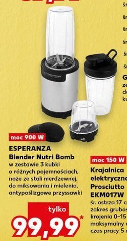 Blender nutri bomb 9w1 Esperanza promocja
