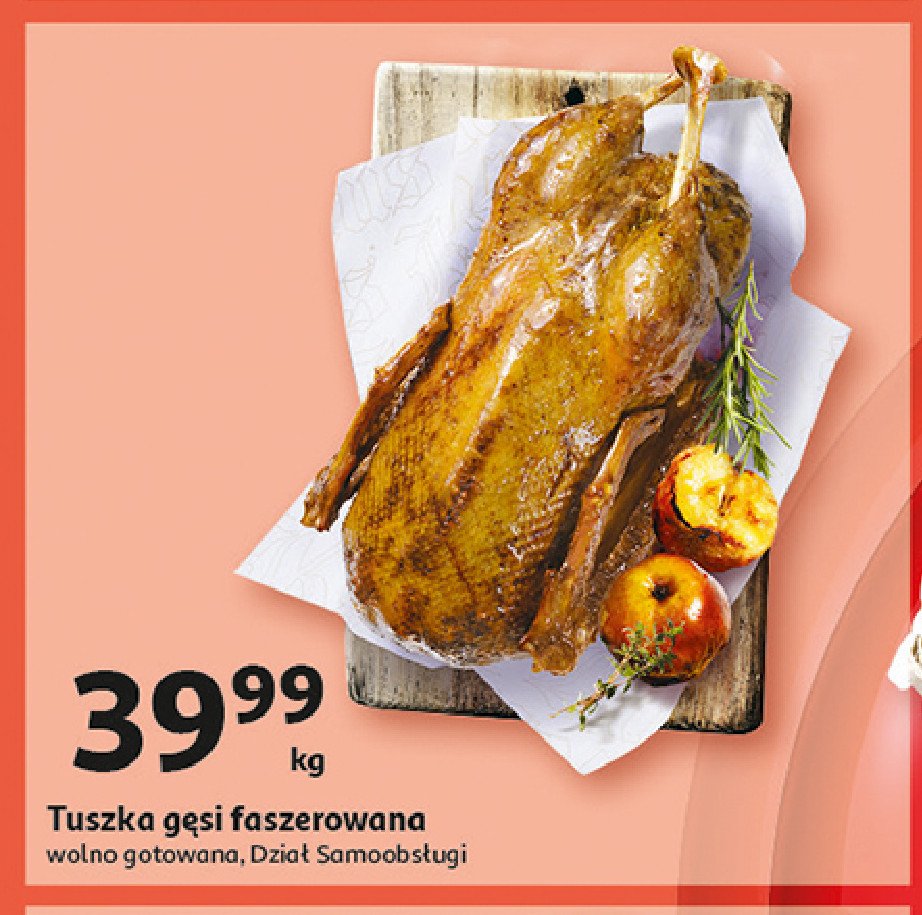 Gęś faszerowana promocja