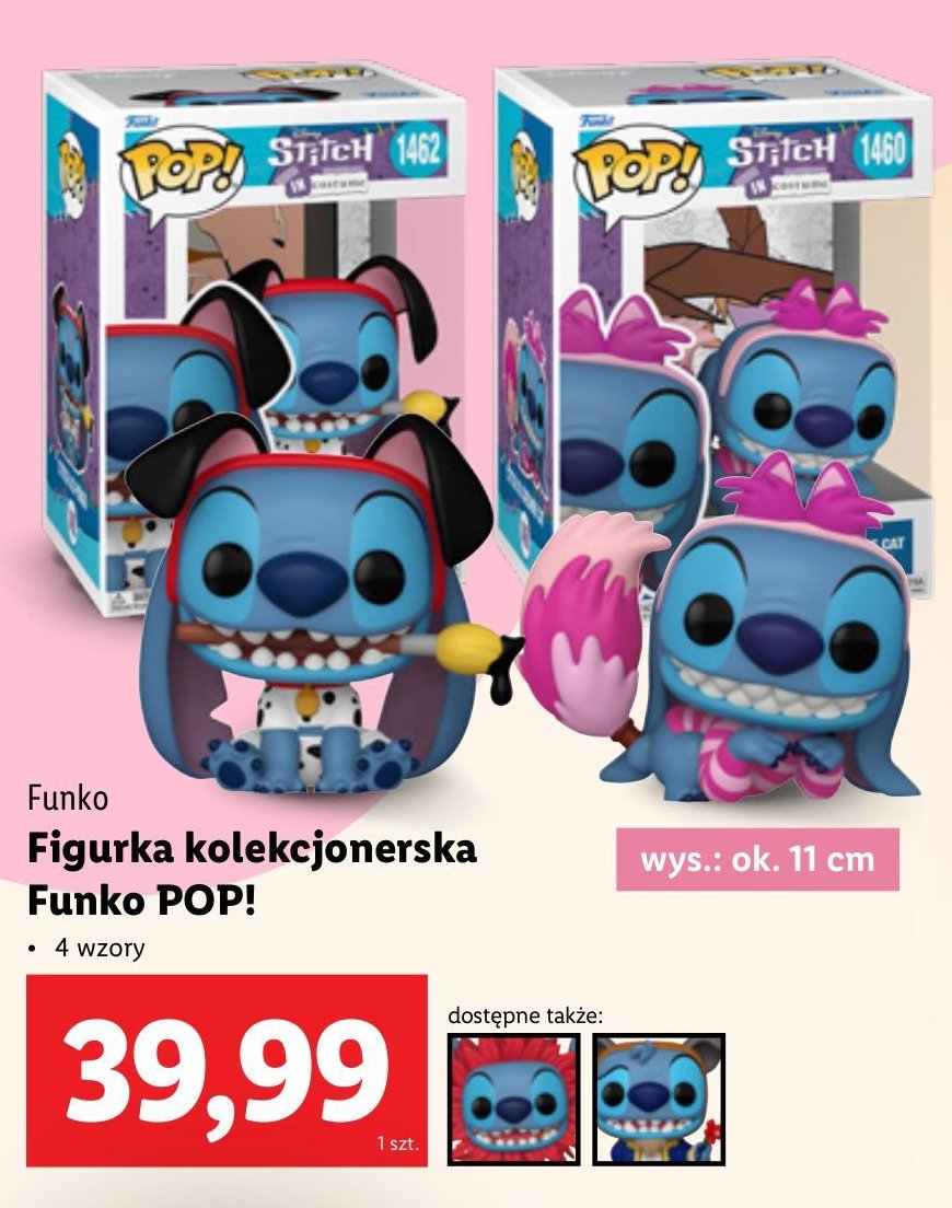 Figurka stitch Funko pop! promocja w Lidl