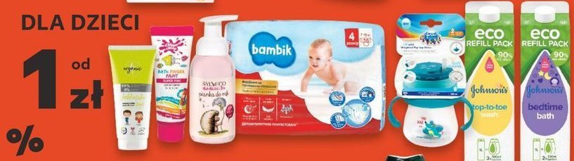 Pieluchy jednorazowe 4 Bambik promocja w Kaufland