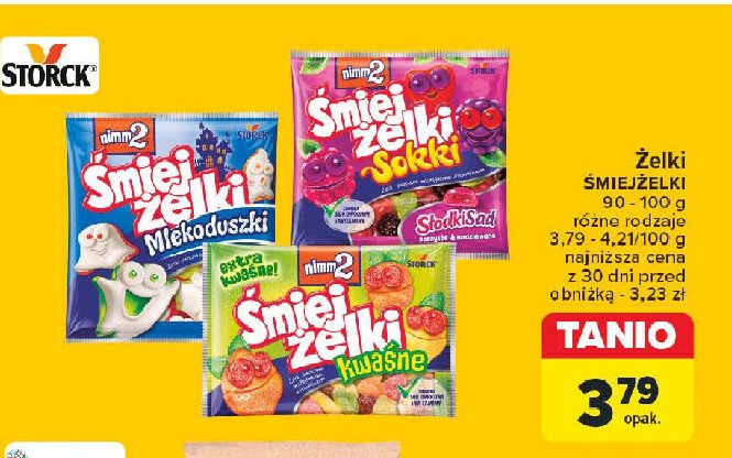 Żelki gwiazdki NIMM2 ŚMIEJŻELKI KWAŚNE promocja