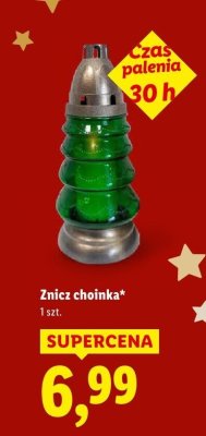 Znicz choinka promocja w Lidl