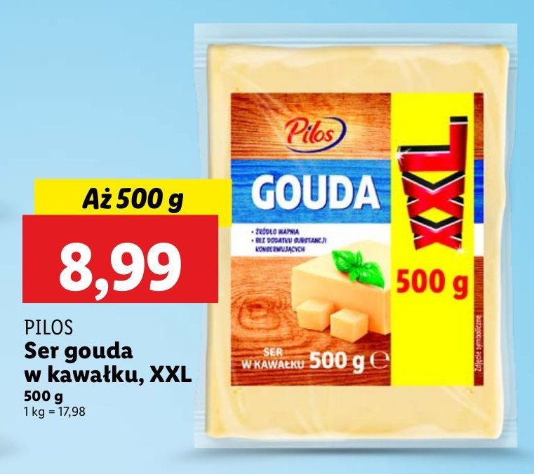 Ser gouda xxl Pilos promocja