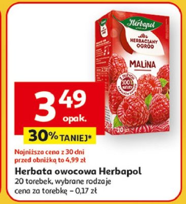Herbata malina Herbapol herbaciany ogr贸d promocja