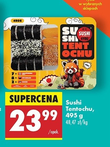 Sushi tentochu Sushi 4you promocja