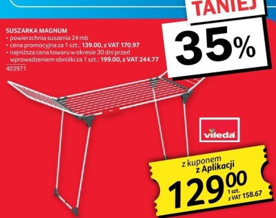Suszarka magnum Vileda promocja w Selgros