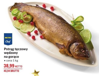 Pstrąg tęczowy wędzony na gorąco promocja w Makro