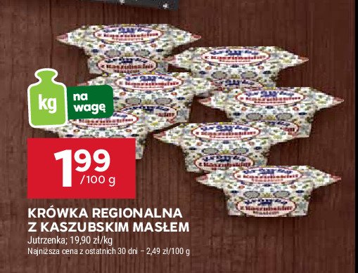 Kr贸wki z kaszubskim mas艂em Jutrzenka promocja