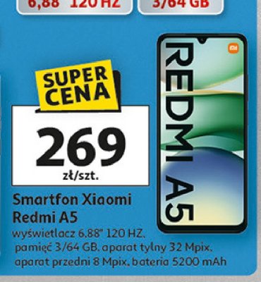 Smartfon redmi a5 64 gb czarny Xiaomi promocja