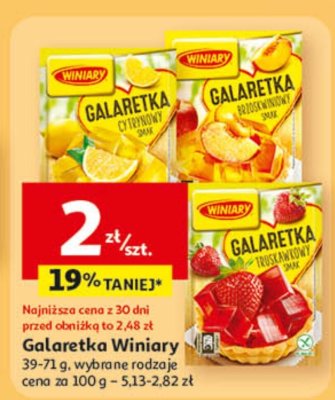 Galaretka Winiary 39-71 g, wybrane rodzaje promocja w Auchan