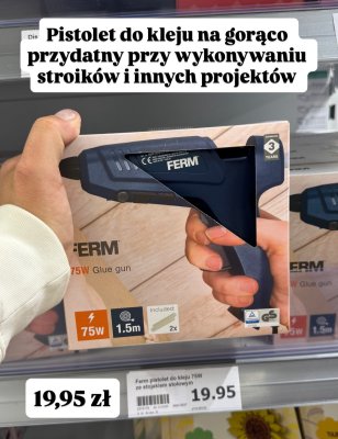 Pistolet do kleju na gorąco 75W promocja w Action