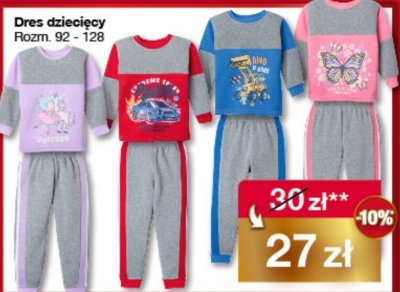 Dres dzieci臋cy z mi臋kkiej dzianiny 98-128 Cleve promocja w Woolworth