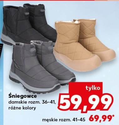 Śniegowce damskie różne kolory promocja w Kaufland