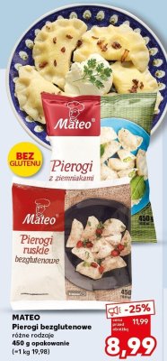 Pierogi bezglutenowe, różne rodzaje promocja w Kaufland