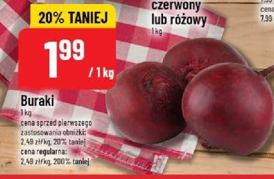 Buraki promocja w POLOmarket