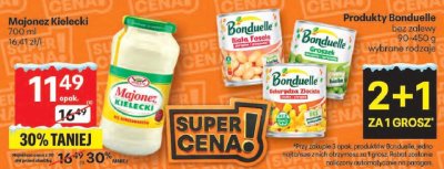 Produkty Bonduelle bez zalewy wybrane rodzaje 90-450g promocja w Delikatesy Centrum