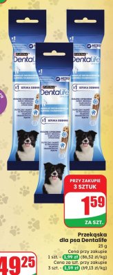 Przekąska dla psa Dentalife promocja w Dino