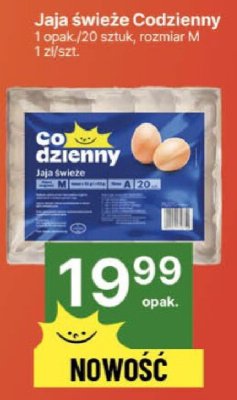 Jaja świeże Codzienny promocja w Delikatesy Centrum
