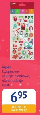 Arpex Świąteczne naklejki piankowe, różne rodzaje Opak. promocja w Drogerie DM