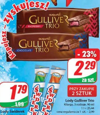 Lód chocolate Augusto gulliver trio promocja