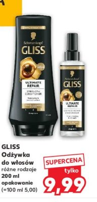 Od偶ywka do w艂os贸w Gliss kur ultimate repair promocja