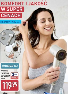 Suszarka do włosów promocja w Aldi